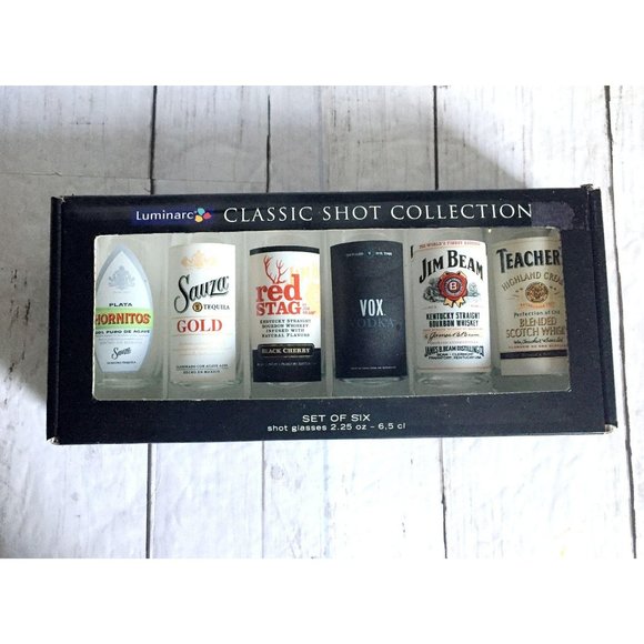Luminarc Classic Shot Collection Set of 6 Shot Gla - Picture 1 of 6